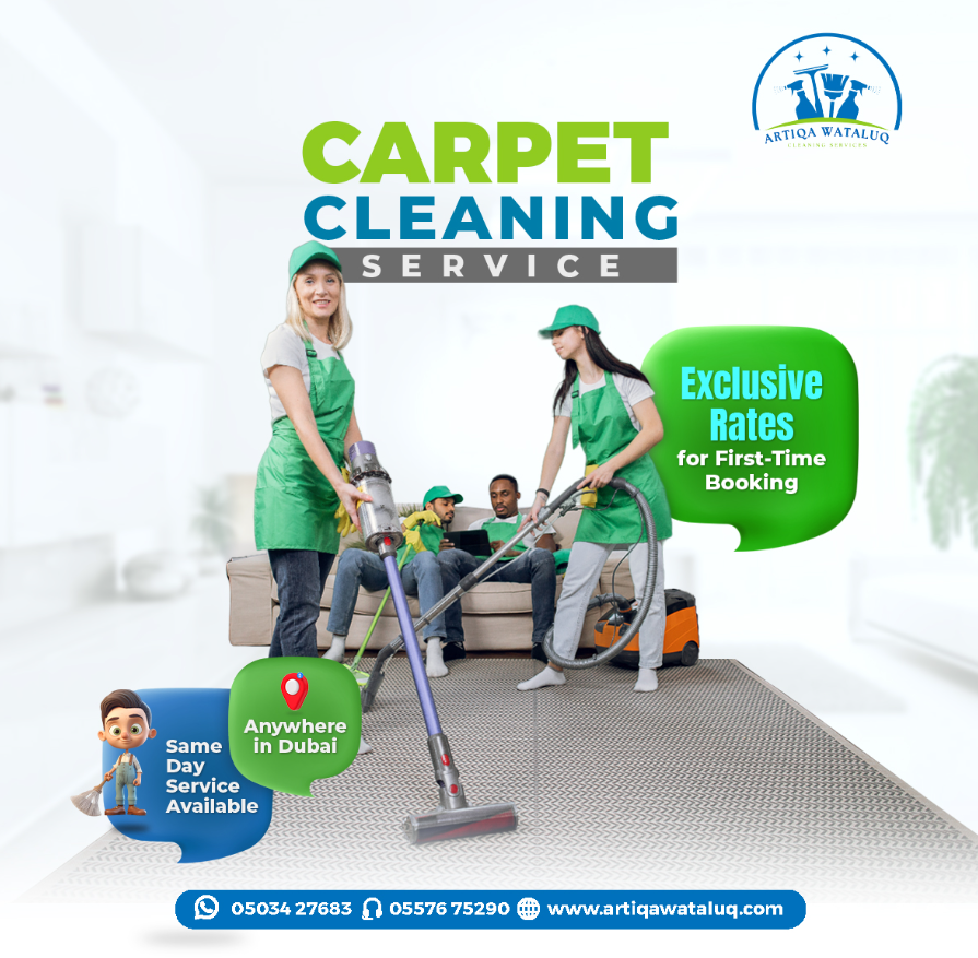 Sparkling Clean Carpets services in Dubai